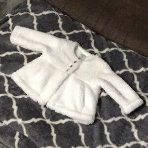 Carter’s Cozy White Faux Fur Jacket